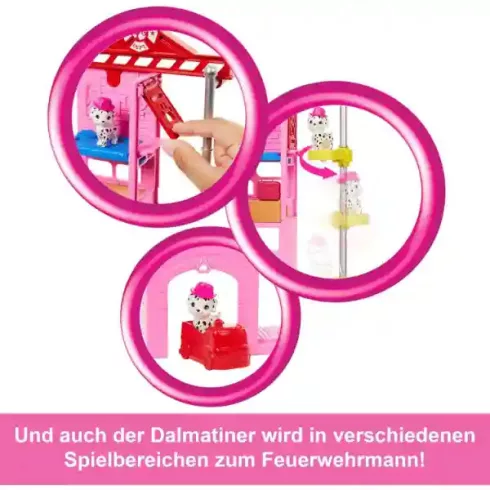 Mattel Barbie tűzoltóság tűzoltó babával