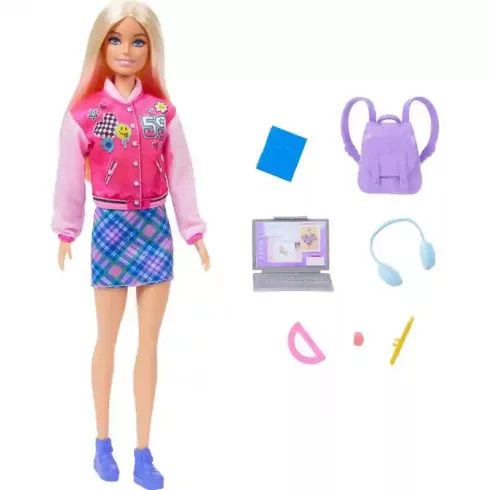 Mattel Barbie iskolás baba kiegészítőkkel