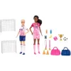 Mattel Barbie focis játékszett focista babákkal