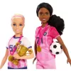 Mattel Barbie focis játékszett focista babákkal