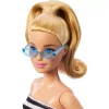Mattel Barbie baba fekete-fehér felsőben