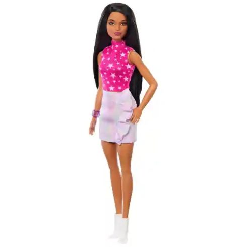 Mattel Barbie baba csillagos felsőben