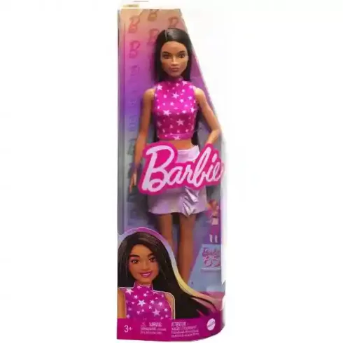 Mattel Barbie baba csillagos felsőben