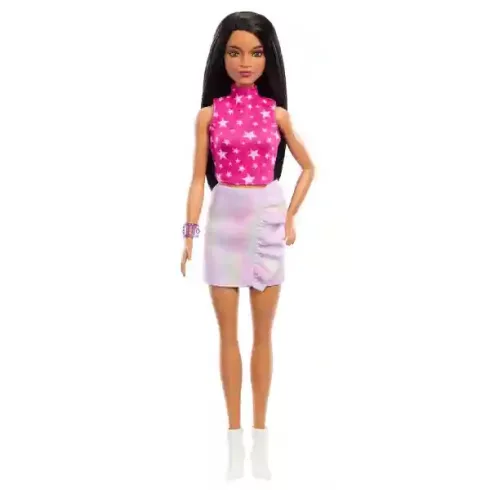 Mattel Barbie baba csillagos felsőben