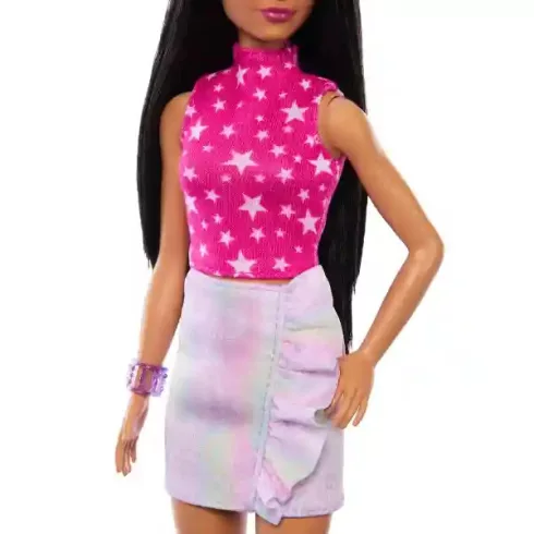 Mattel Barbie baba csillagos felsőben