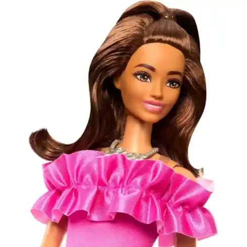 Mattel Barbie baba pink ruhában