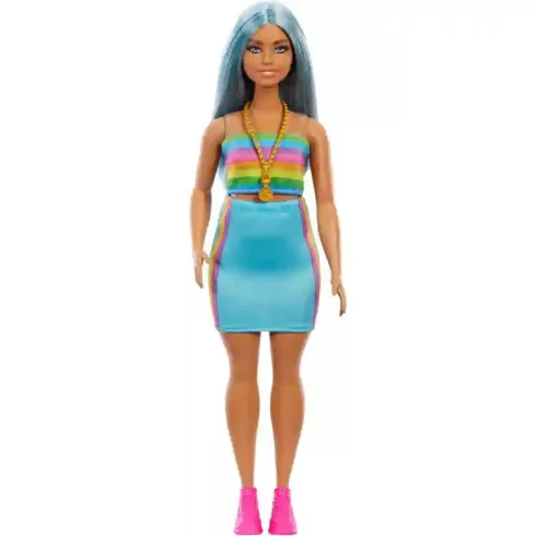 Mattel Barbie baba szivárványos ruhában