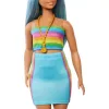 Mattel Barbie baba szivárványos ruhában