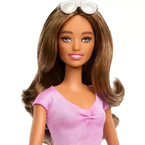 Mattel Barbie vak baba fehér bottal, vakvezető bot