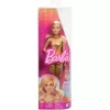 Mattel Barbie baba arany színű ruhában, Fashionistas