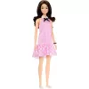 Mattel Barbie baba rózsaszín-fehér kockás ruhában