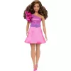 Mattel Barbie baba rózsás ruhában, Fashionistas