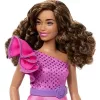 Mattel Barbie baba rózsás ruhában, Fashionistas