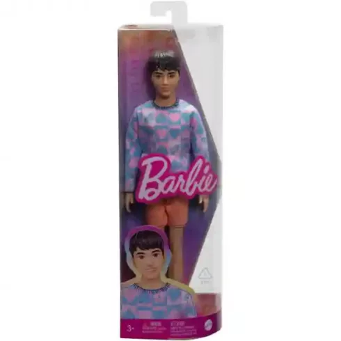 Mattel Barbie Ken fiú baba barack színű rövidnadrában