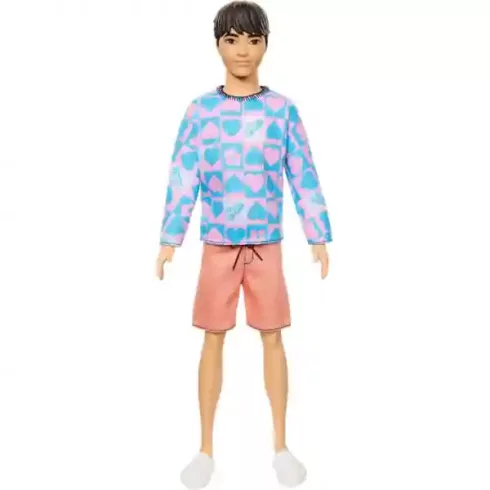 Mattel Barbie Ken fiú baba barack színű rövidnadrában