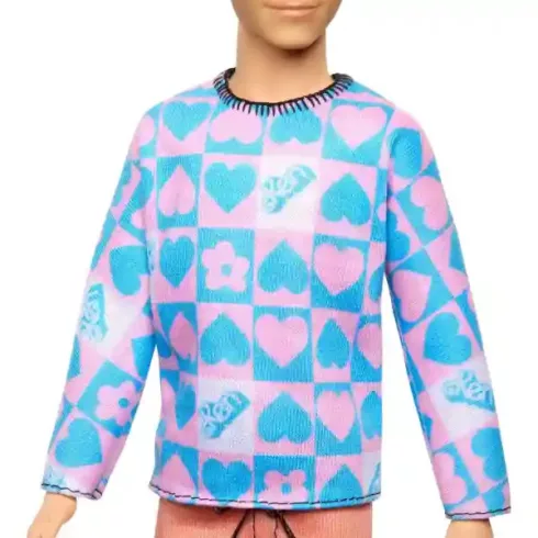 Mattel Barbie Ken fiú baba barack színű rövidnadrában