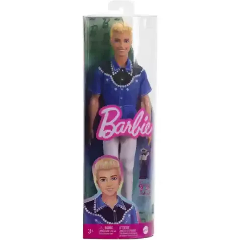Mattel Barbie Ken fiú baba western ruhában