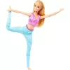 Mattel Barbie hajlékony jógababa szőke hajjal (csomagolássérült)