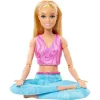 Mattel Barbie hajlékony jógababa szőke hajjal (csomagolássérült)