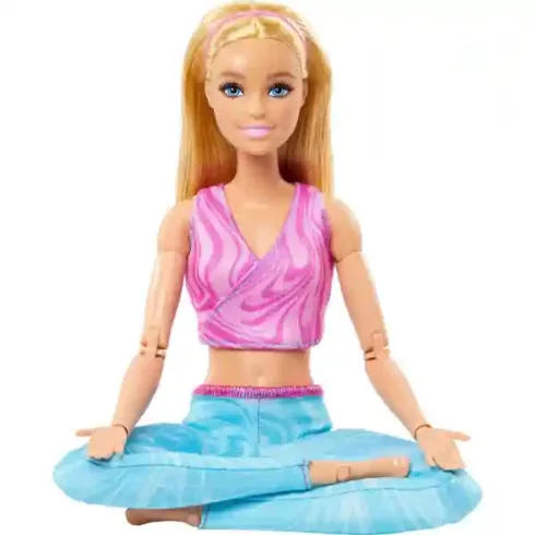 Mattel Barbie hajlékony jógababa szőke hajjal