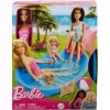 Mattel Barbie baba csúszdás medencével