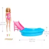 Mattel Barbie baba csúszdás medencével