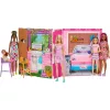 Mattel Barbie összecsukható babaház babával