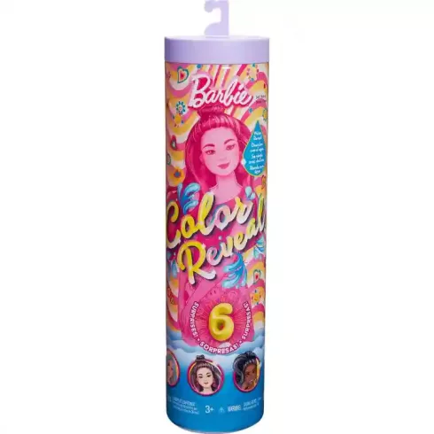 Mattel Barbie Color Reveal meglepetés baba - Szivárvány sorozat