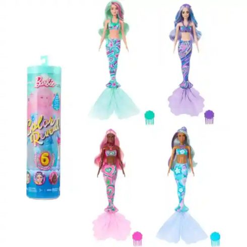 Mattel Barbie Color Reveal meglepetés baba - Sellő sorozat