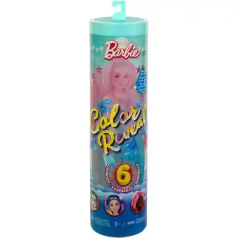 Mattel Barbie Color Reveal meglepetés baba - Sellő sorozat