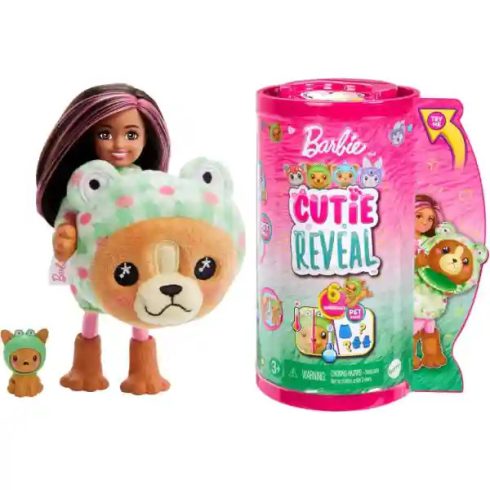 Mattel Barbie Cutie Reveal Chelsea jelmezes baba - Kutyus béka jelmezben