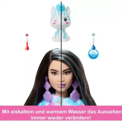 Mattel Barbie Cutie Reveal jelmezes baba - Zebra