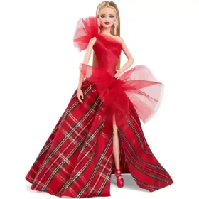 Mattel Barbie Signature ünnepi baba piros estélyi ruhában