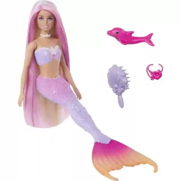   Mattel Barbie színváltós Malibu sellő baba (csomagolássérült)