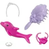 Mattel Barbie színváltós Malibu sellő baba (csomagolássérült)
