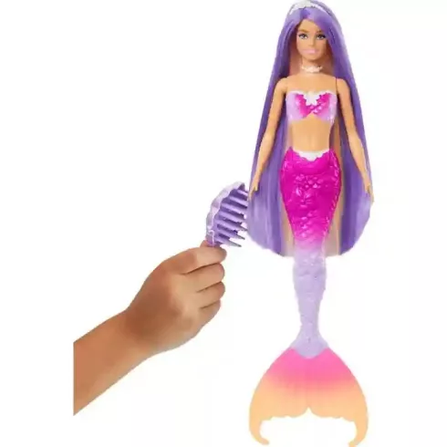 Mattel Barbie színváltós Malibu sellő baba (csomagolássérült)