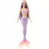Mattel Barbie sellő baba lila hajjal és uszonnyal