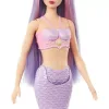 Mattel Barbie sellő baba lila hajjal és uszonnyal