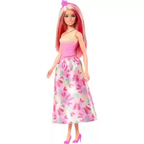 Mattel Barbie hercegnő baba pillangós ruhában