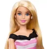 Mattel Barbie 65. évfordulós divatbaba csíkos ruhában