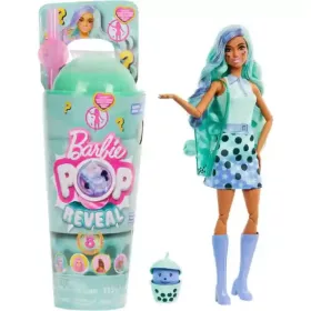   Mattel Barbie Pop Reveal Slime színváltós baba - zöld tea