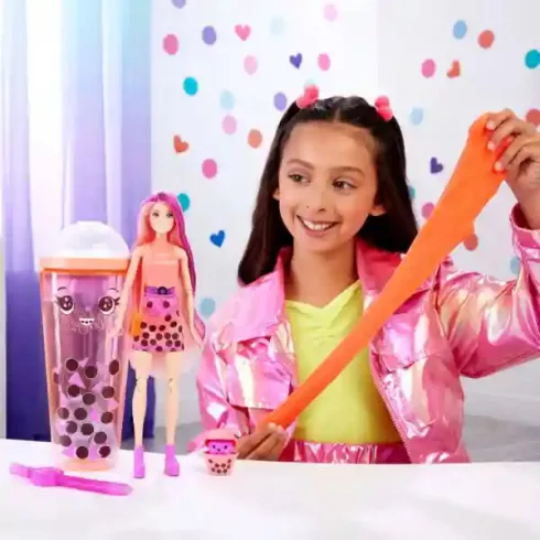 Mattel Barbie Pop Reveal Slime színváltós baba - mangós mochi