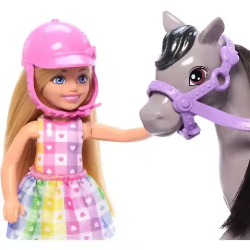 Mattel Barbie Chelsea baba pónival