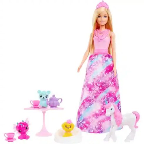 Mattel Barbie Dreamtopia adventi kalendárium, naptár, sellő, hercegnő, tündér