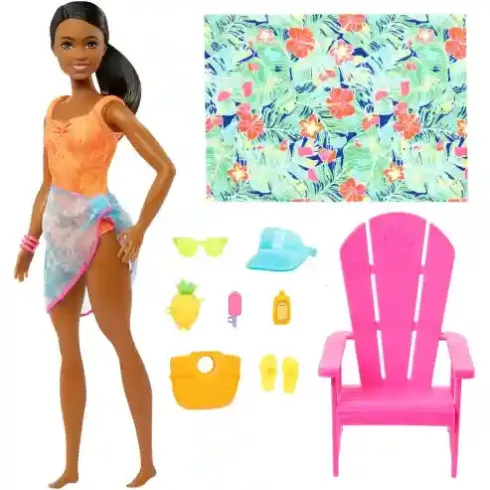 Mattel Barbie Brooklyn baba Hawaii nyaraláson