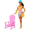 Mattel Barbie Brooklyn baba Hawaii nyaraláson