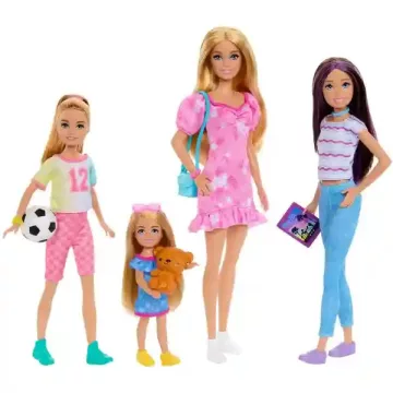   Mattel Barbie baba és testvérei családi készlet (Stacie, Skipper, Chelsea)