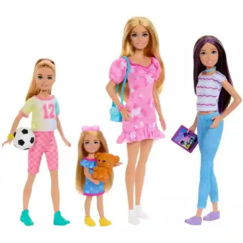 Mattel Barbie baba és testvérei családi készlet (Stacie, Skipper, Chelsea)