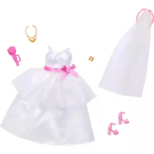 Mattel Barbie ruhák - Menyasszonyi divatcsomag kiegészítőkkel és ruhákkal