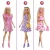Mattel Barbie álom gardróbszoba babával és ruhákkal